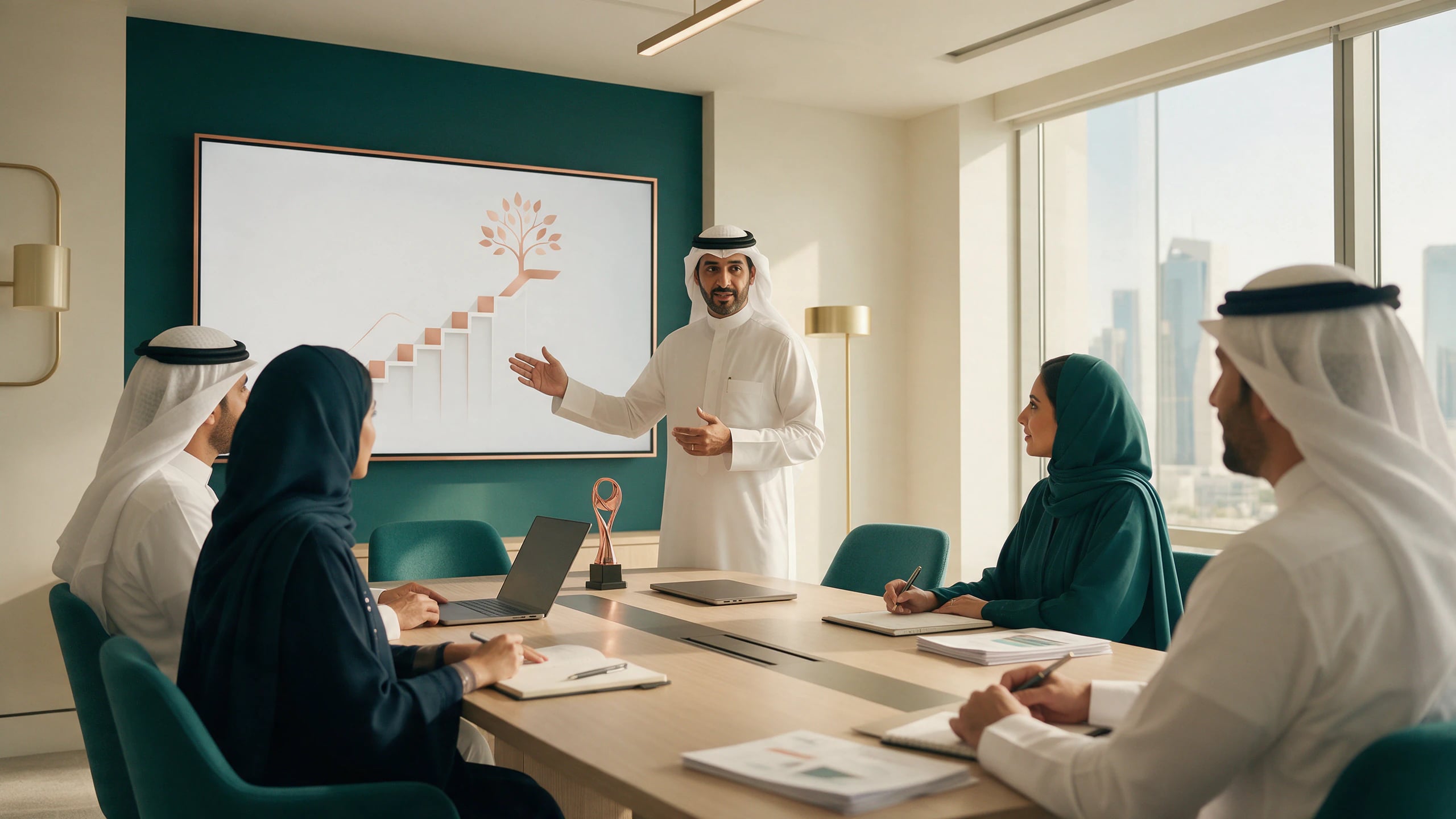 فريق عمل يناقش مسيرة الجائزة